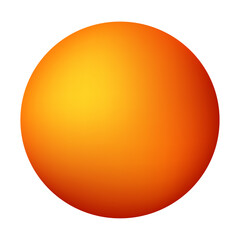 Vector 3d realistic sphere icon vector illustration