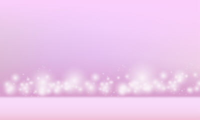 Vector pink pastel color blurred background blank template with copy space
