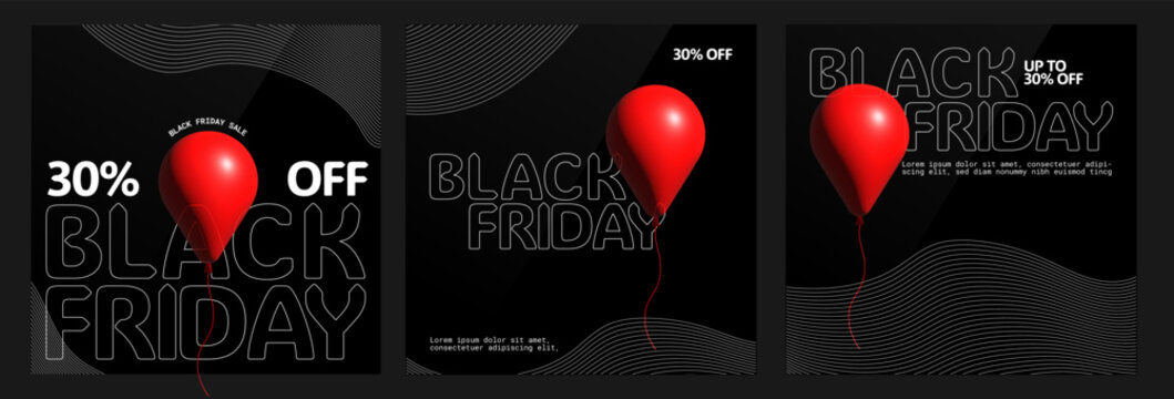 black friday sale social media banner