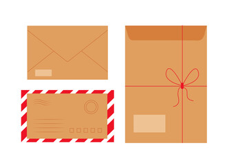 Set of envelopes vector concept
