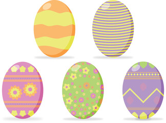easter eggs set
