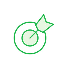 Target icon set. goal icon vector. target marketing icon vector