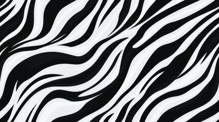 seamless repeatable pattern of zebra stripes that can be repeated to create an endless pattern. generative AI