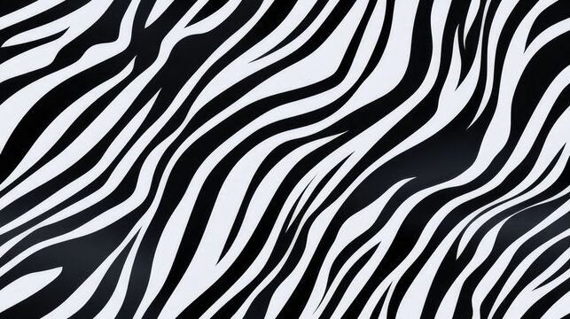 seamless repeatable pattern of zebra stripes that can be repeated to create an endless pattern. generative AI