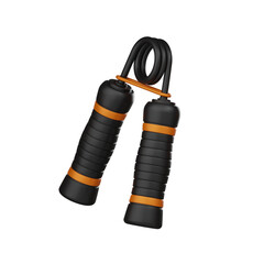 Hand Grip Strengthener , mockup template isolated on white background , 3d illustration.