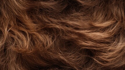 Naklejka premium seamless repeatable pattern of thick curly hair that can be repeated to create an endless pattern. generative AI