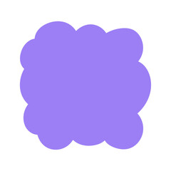 Vector speech bubble on white background