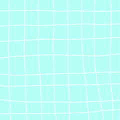 Fototapeta premium Vector cursive grid blue pastel aesthetic background