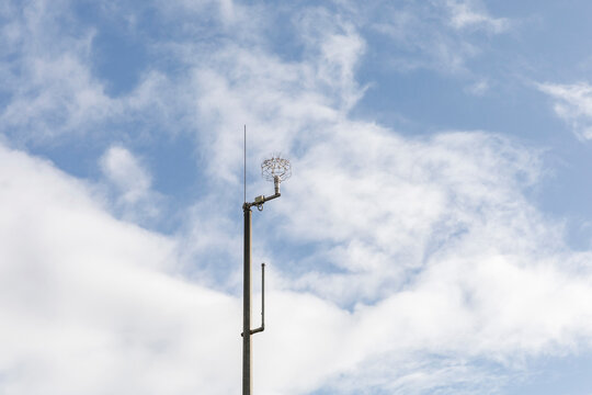 Air Monitoring Instruments Analyzing Air Pollution Levels