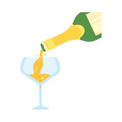 champagne cup toasting design