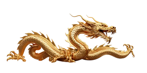 Fotobehang chinese dragon statue © Hungarian
