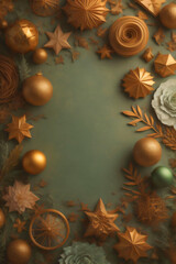 Pastel green Christmas, background image for cellphone, mobile phone, android, ios, instagram stories