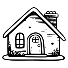 Christmas Home outline