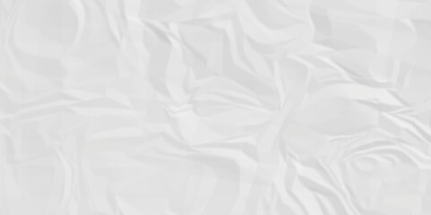 White satin crumpled paper texture and White crumpled paper texture crush paper so that it becomes creased and wrinkled. Old white crumpled paper sheet background texture.
