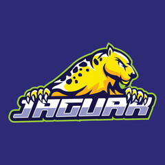 Jaguar animal logo design template. Esport jaguar logo vector illustration © Guavanaboy