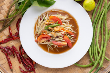 papaya salad,somtum