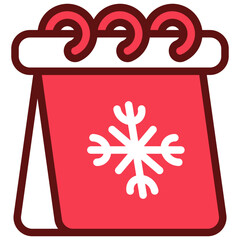 snow calendar icon