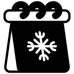 snow calendar icon