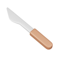 scalpel icon , 3D illustration.