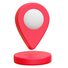 Location Pin 3d Icon Illustrations