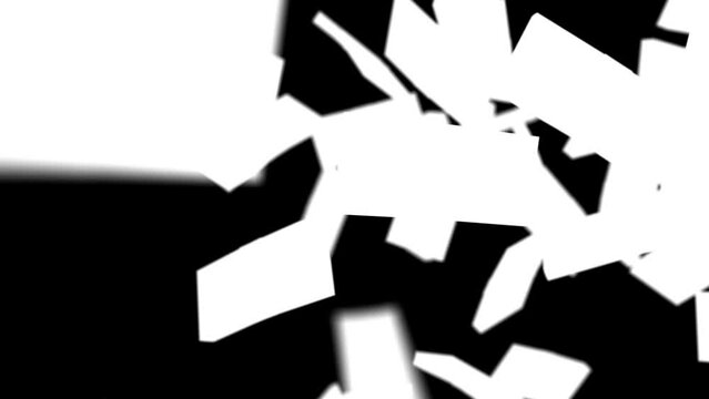 3D animation of stacks of Egyptian pound notes blasting on screen in front of green screen background