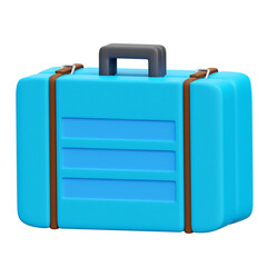 Travel Bag 3d Icon Illustrations