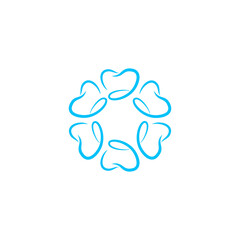 illustration of dental design logo