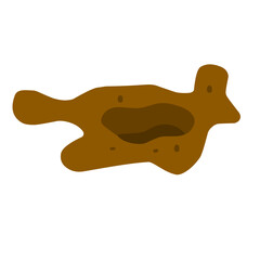 hollow ground vector