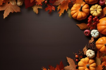 Naklejka na ściany i meble Background for the Thanksgiving