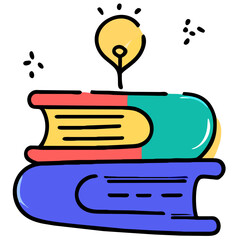 illustration of books