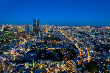 Muurstickers 東京夜景　2023 © oka