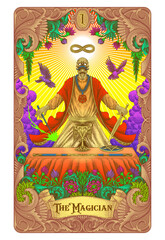 Obraz premium The Magician Tarot Card 