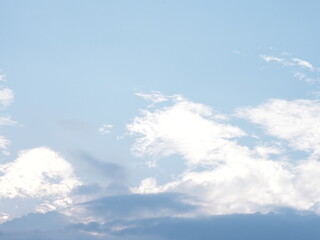 blue sky with clouds
