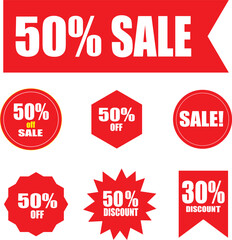 abstract discount sale banner design.