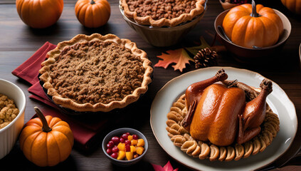 Delicious Thanksgiving turkey dinner