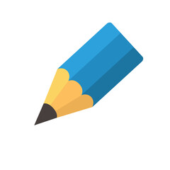 Pencil icon. Vector concept illustration for design.