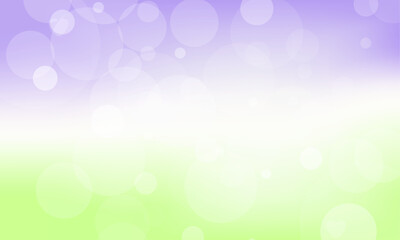 Vector colored bokeh background with light