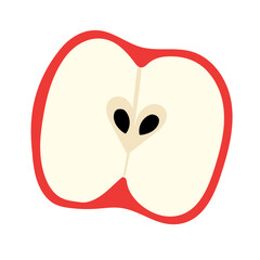 Vector red apple vector healthy sweet fruit
