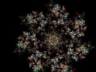 Imaginatory fractal abstract background Image