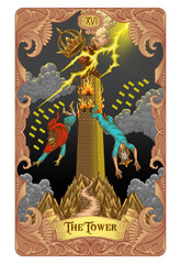 The Tower Tarot Card 