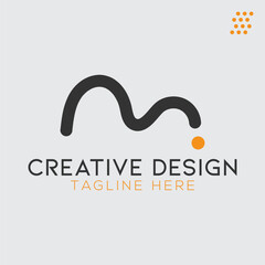 Creative M letter logo Design for your business
