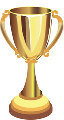 gold trophy cup