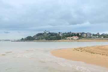 The Bikini Beach in Santander, Cantabria, Spain