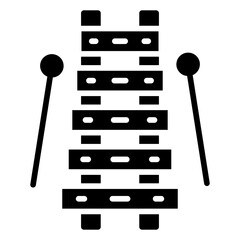 Vector Design Xylophone Icon Style