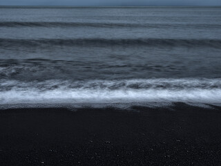 Black sand beach in Vik, Iceland
