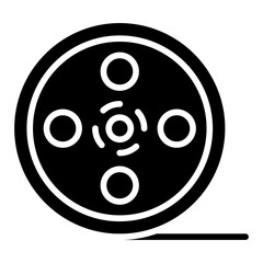 Vector Design Film Reel Icon Style