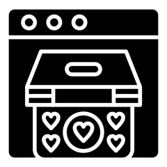 Vector Design Online Donation Icon Style