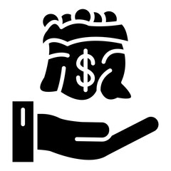 Vector Design Helping Hand Icon Style