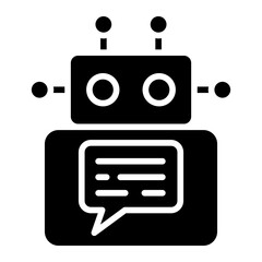 Vector Design Chatbot Icon Style