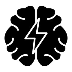 Vector Design Brainstorm Icon Style